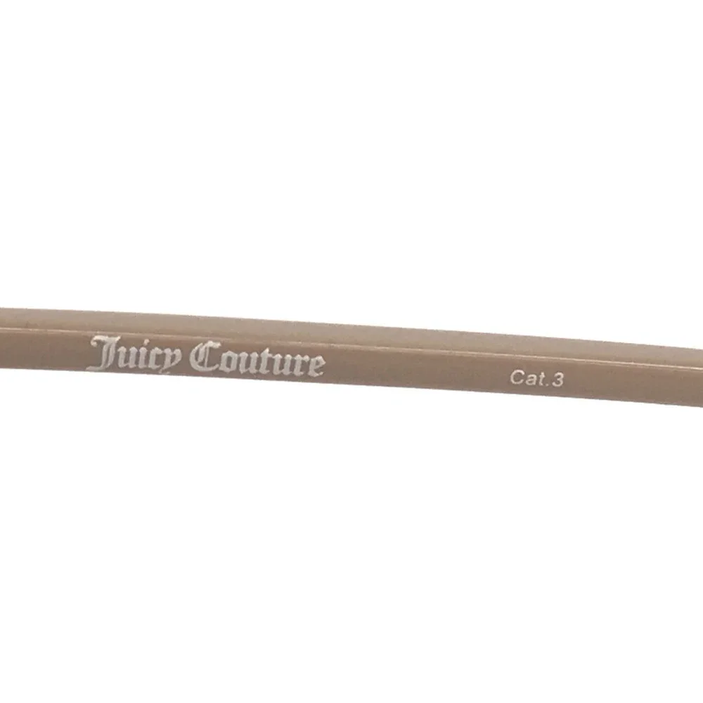 Juicy Couture Sunglasses JU635/G/S DXQHA Beige Glitter w/ Brown Gradient Lenses
